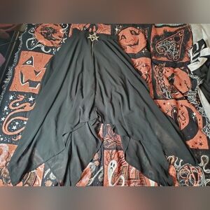 Killstar Sacred Sixx Maxi Skirt With Zipper Size S